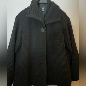 Eileen Fisher one button jacket M